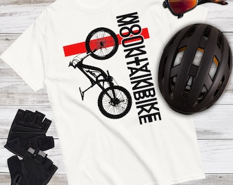 Mountain Bike MTB Camiseta Camiseta Performance Poliéster Ciclismo Ciclismo Presente Camiseta Vermelha Splash