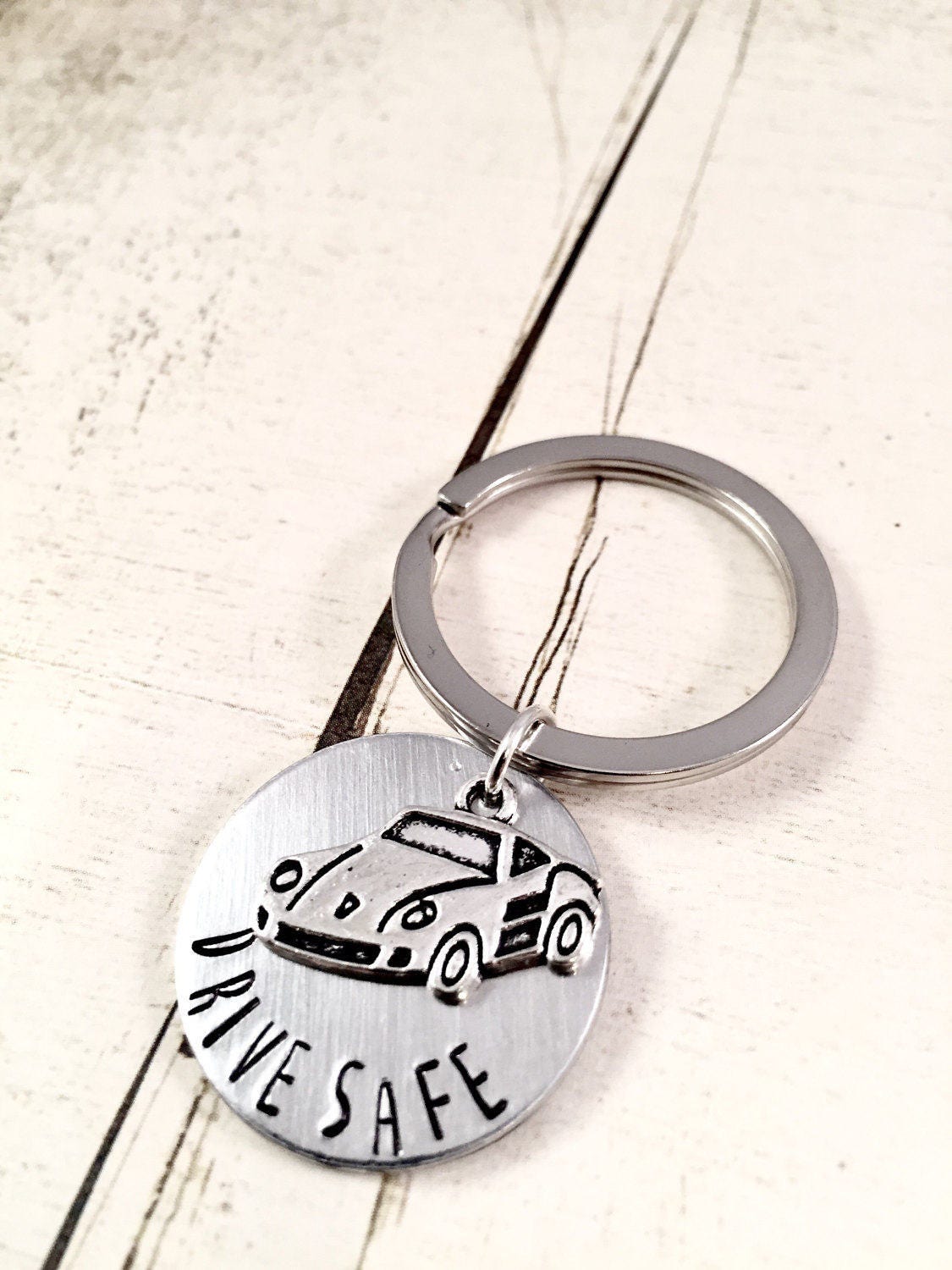Drive Safe Key Ring Car Keychain Be Safe New Driver Etsy