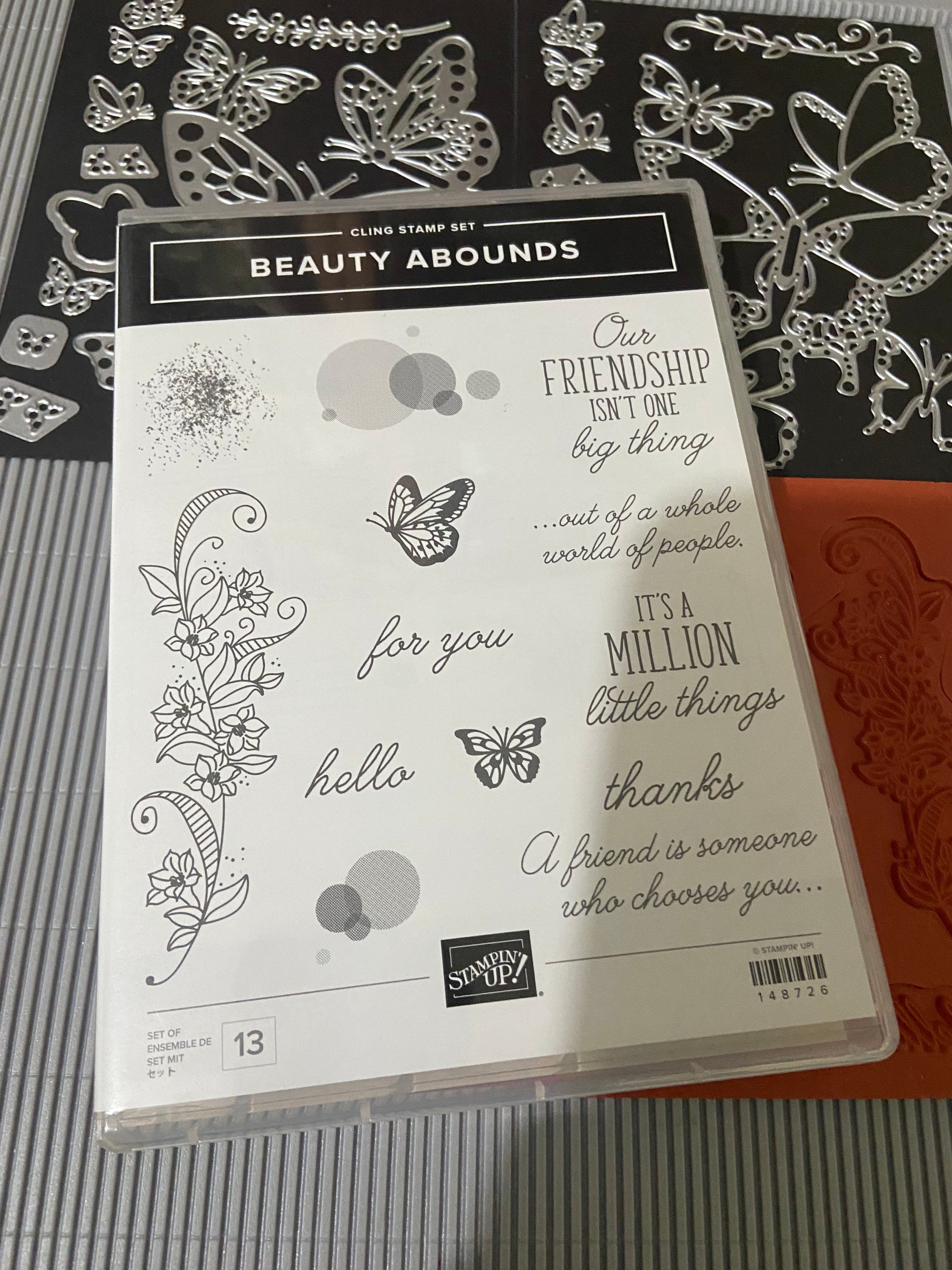 Stampin up Rubber Stamp Set, Beauty Abounds, Bloom and Grow, Lilypad ...