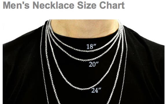 Necklace Length Chart Men