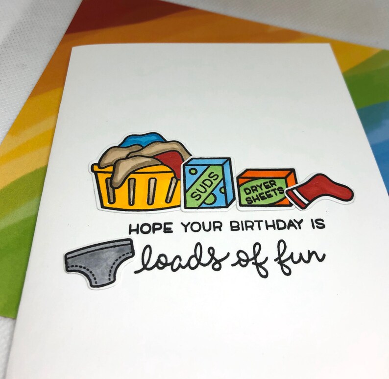 Hope Your Birthday is Loads of Fun Birthday Card Greeting Etsy UK