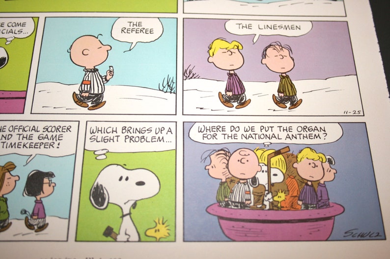 Snoopy Comic Ice Skating Comic Charlie Brown Ice Hockey | Etsy