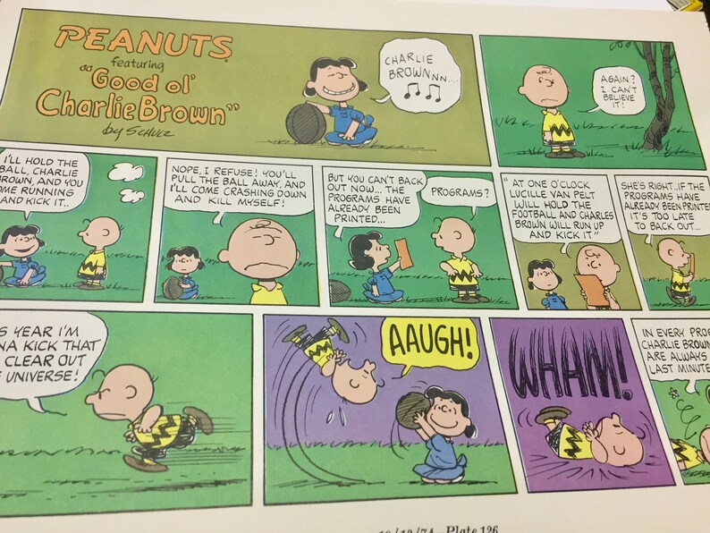 Lucy plays Football Charlie Brown comics Football Player ...