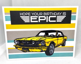 Car Guy Birthday Card - Etsy