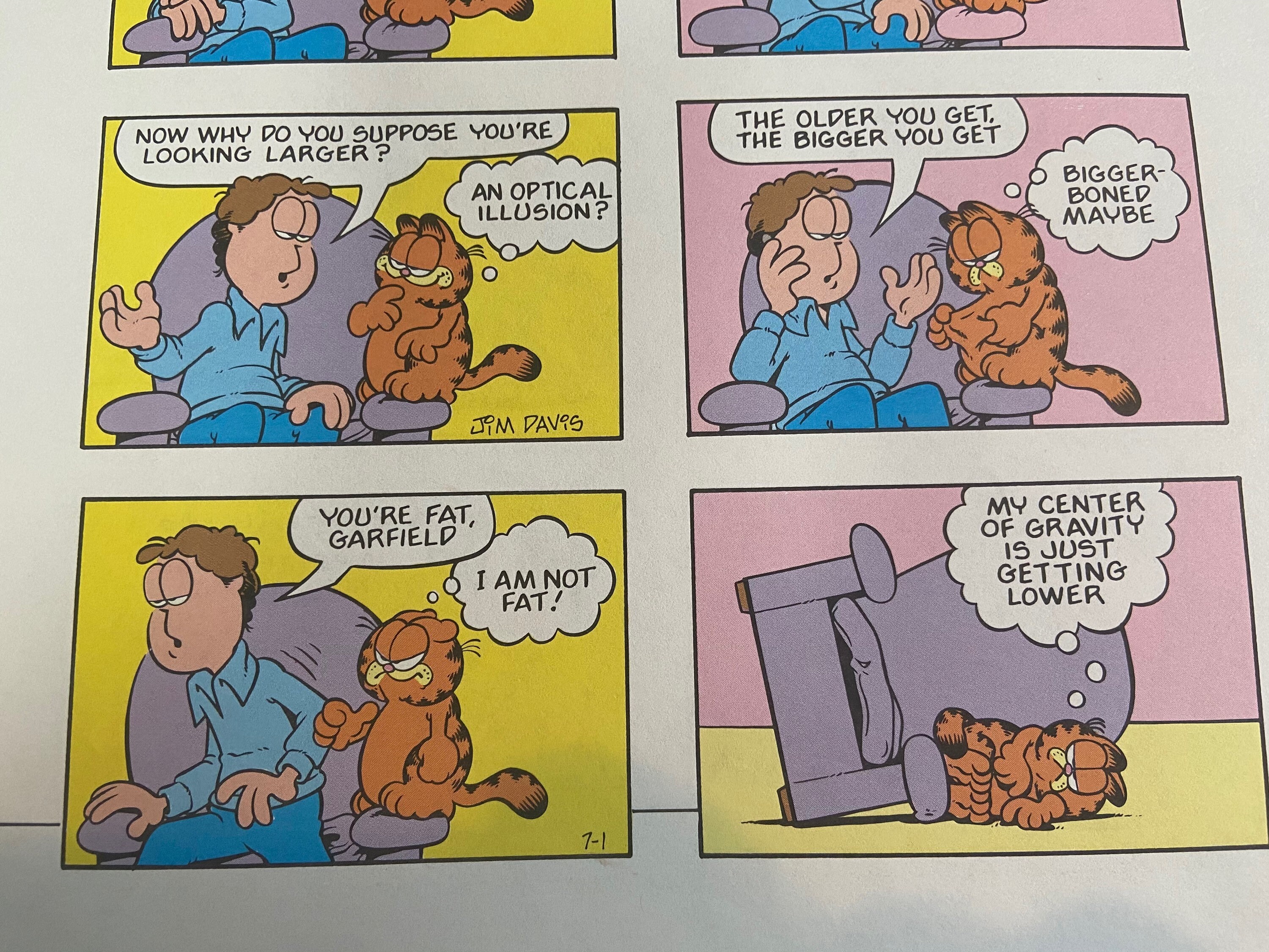 Garfield Cartoon Retro Comic 1970's Vintage Scratch | Etsy