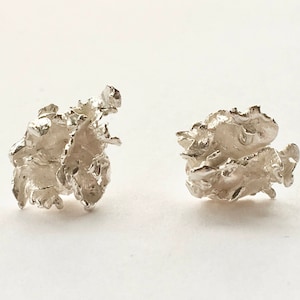 Alpine Lichen Stud Earrings