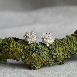 Green Man Forrest Stud Earrings | Lichen | Moss | Woodland | Folklore