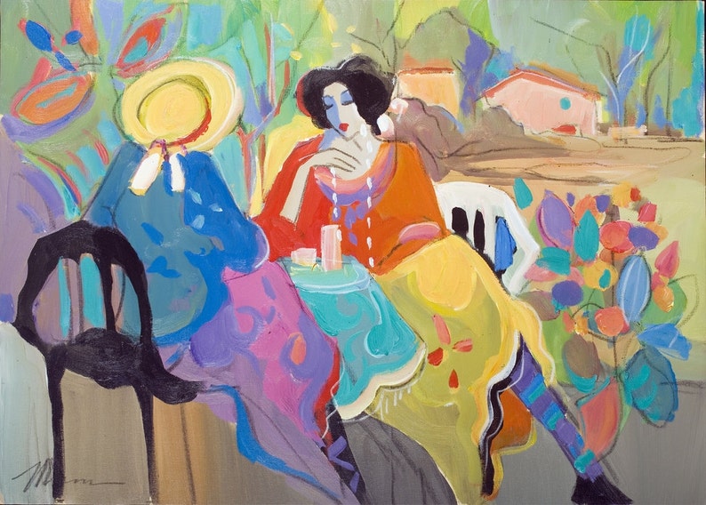 Acrylic on Canvas Original Unique Art Painting Signed by Isaac Etsy