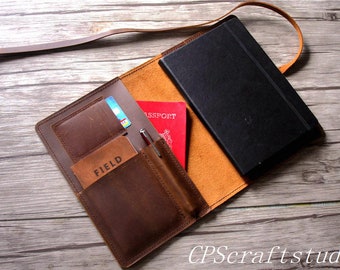 Leather Notebook Cover, Moleskine Leather Cover, A5 Leather Journal Cover, Rhodia B5 Rocketbook Leuchtturm1917 Composition Cover