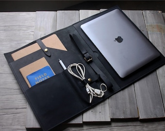 Housse Macbook en cuir, pochette personnalisée Macbook Air 13, Macbook Pro Laptop 14 15 sac de 16 pouces, housses pour ordinateur portable