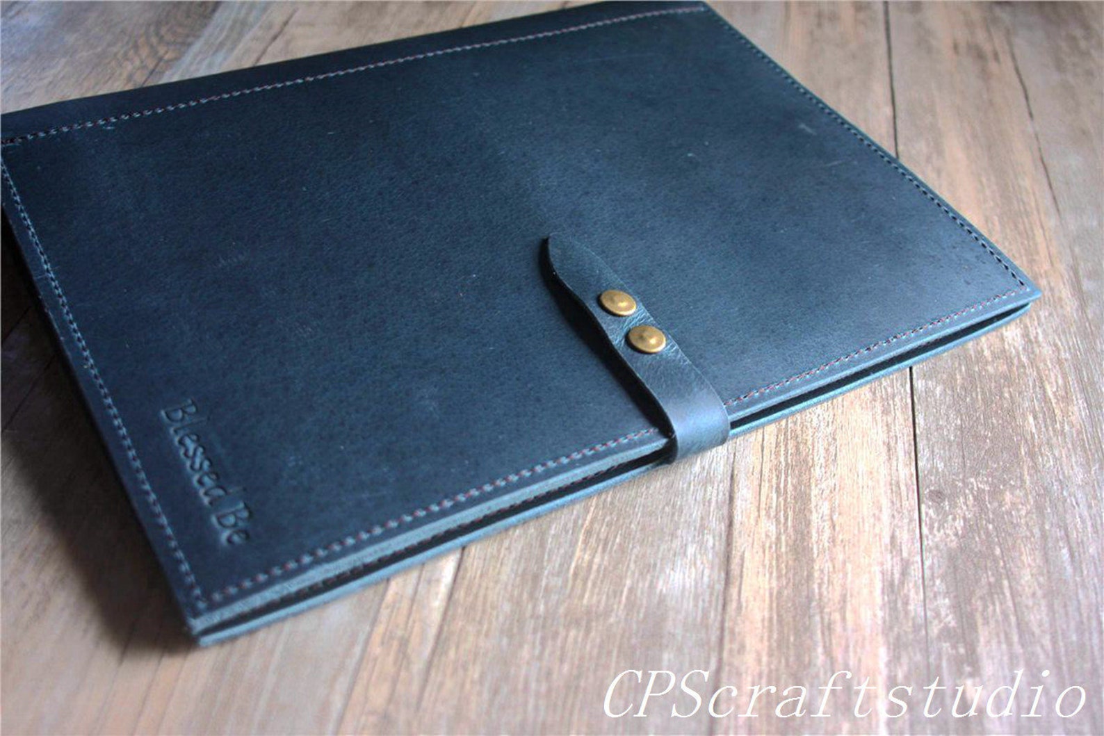 Personalized Leather Binder Portfolio Mens Leather Portfolio Etsy