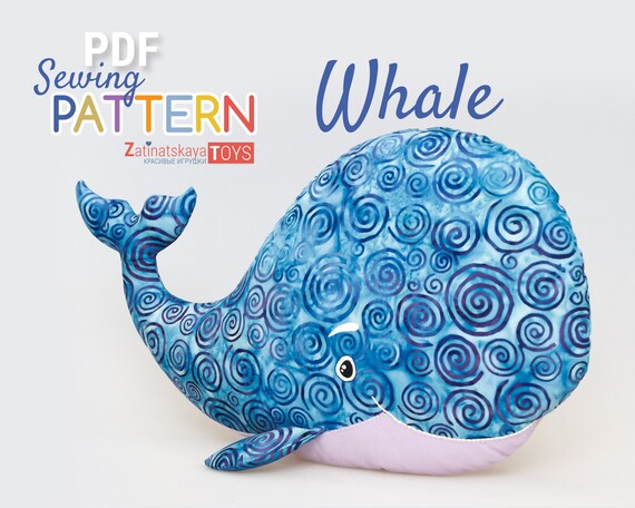humpback whale sewing pattern