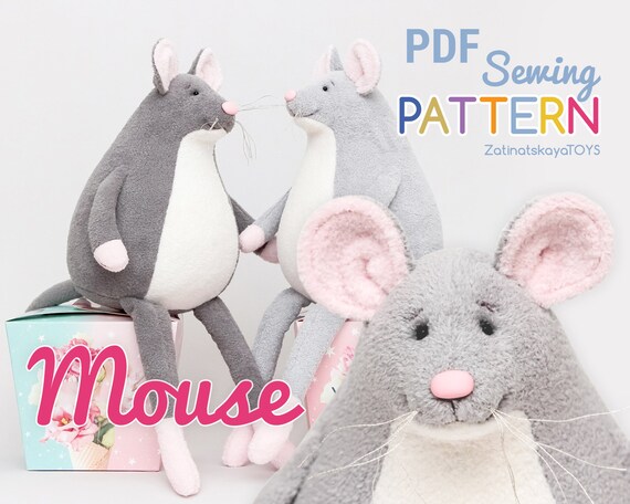 mouse plush pattern