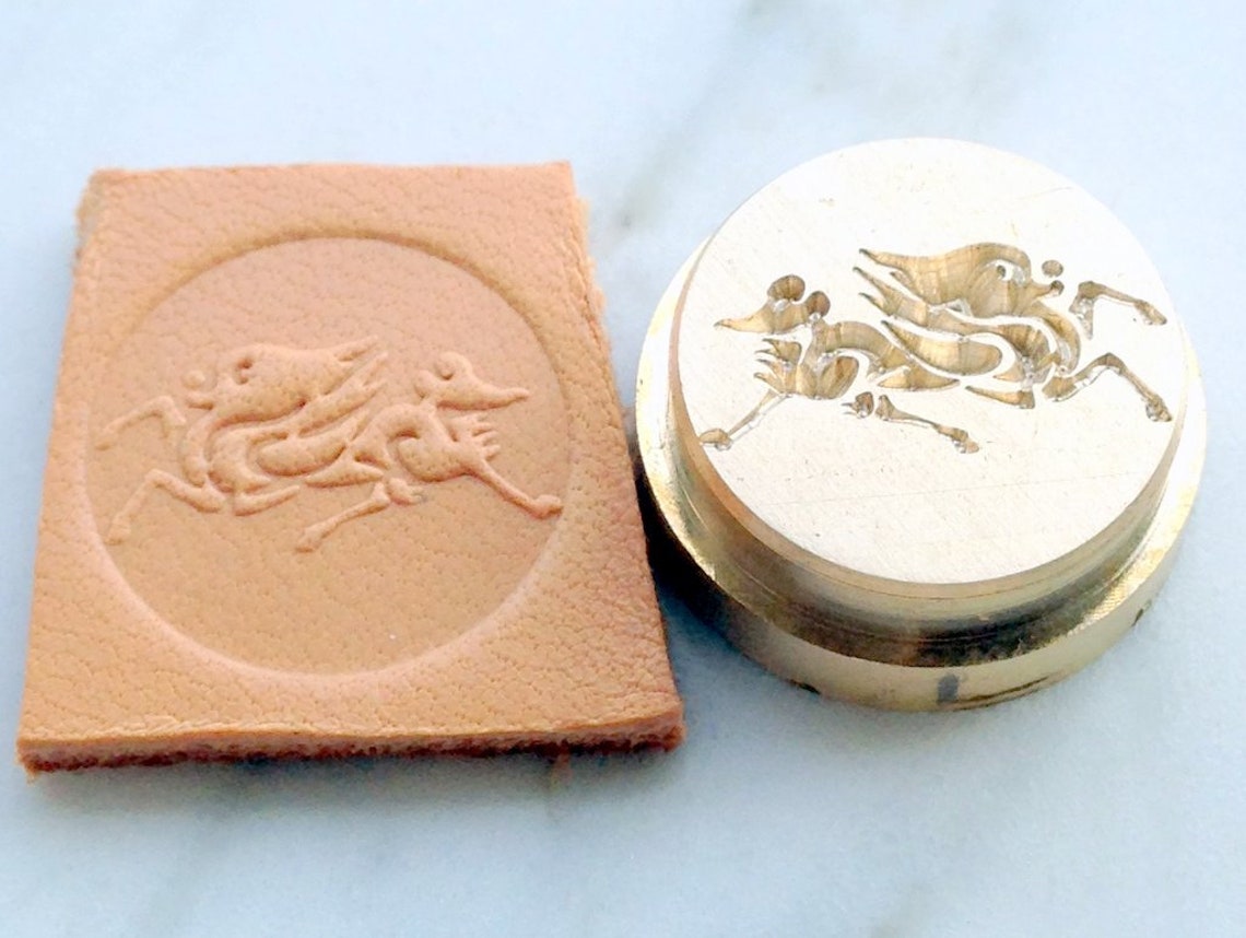 Customized Brass Stamp for Leather Heat Emboss & Foil Machine Etsy