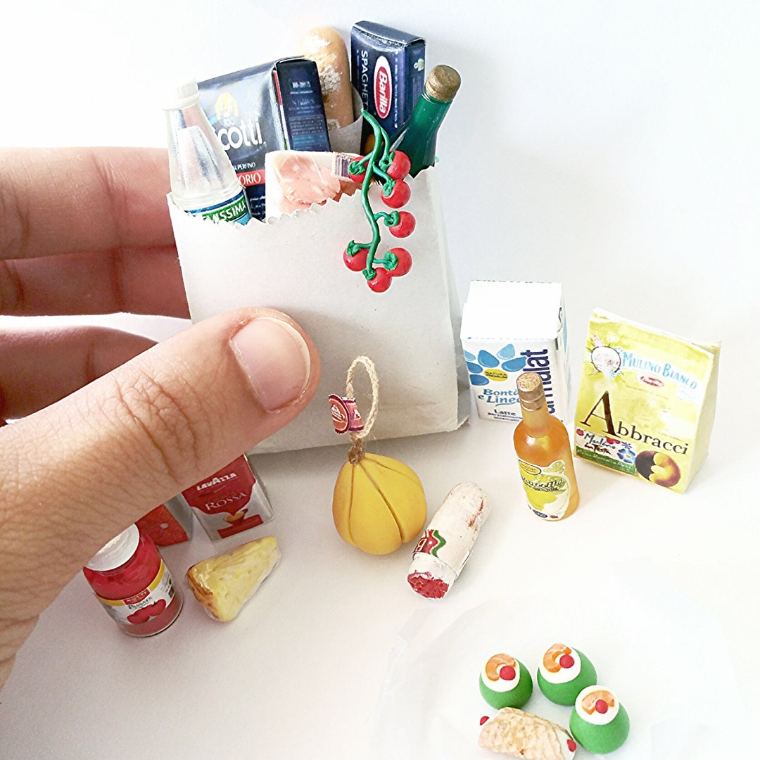 Dollhouse Miniature Italian Grocery Products / 112 Dollhouse Miniature