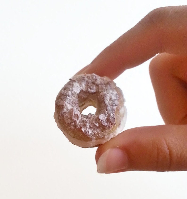 Miniature cake / Paris-Brest scale 1:12 / Dollhouse food scale image 4