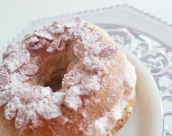 Miniature cake / Paris-Brest scale 1:12 / Dollhouse food scale one inch food / French cake in miniature / Dollhouse miniature fake food