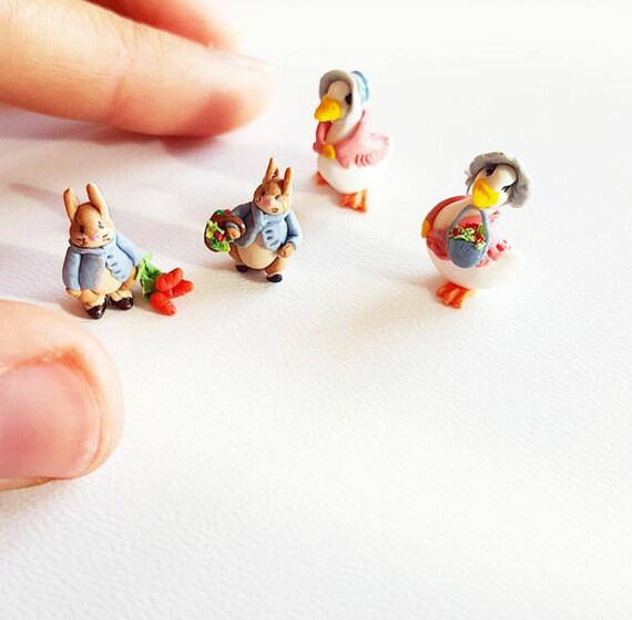 Peter rabbit miniature best sale figurines