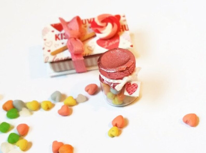 Dollhouse Miniatures St. Valentine's Candies Scale 1:12 / - Etsy