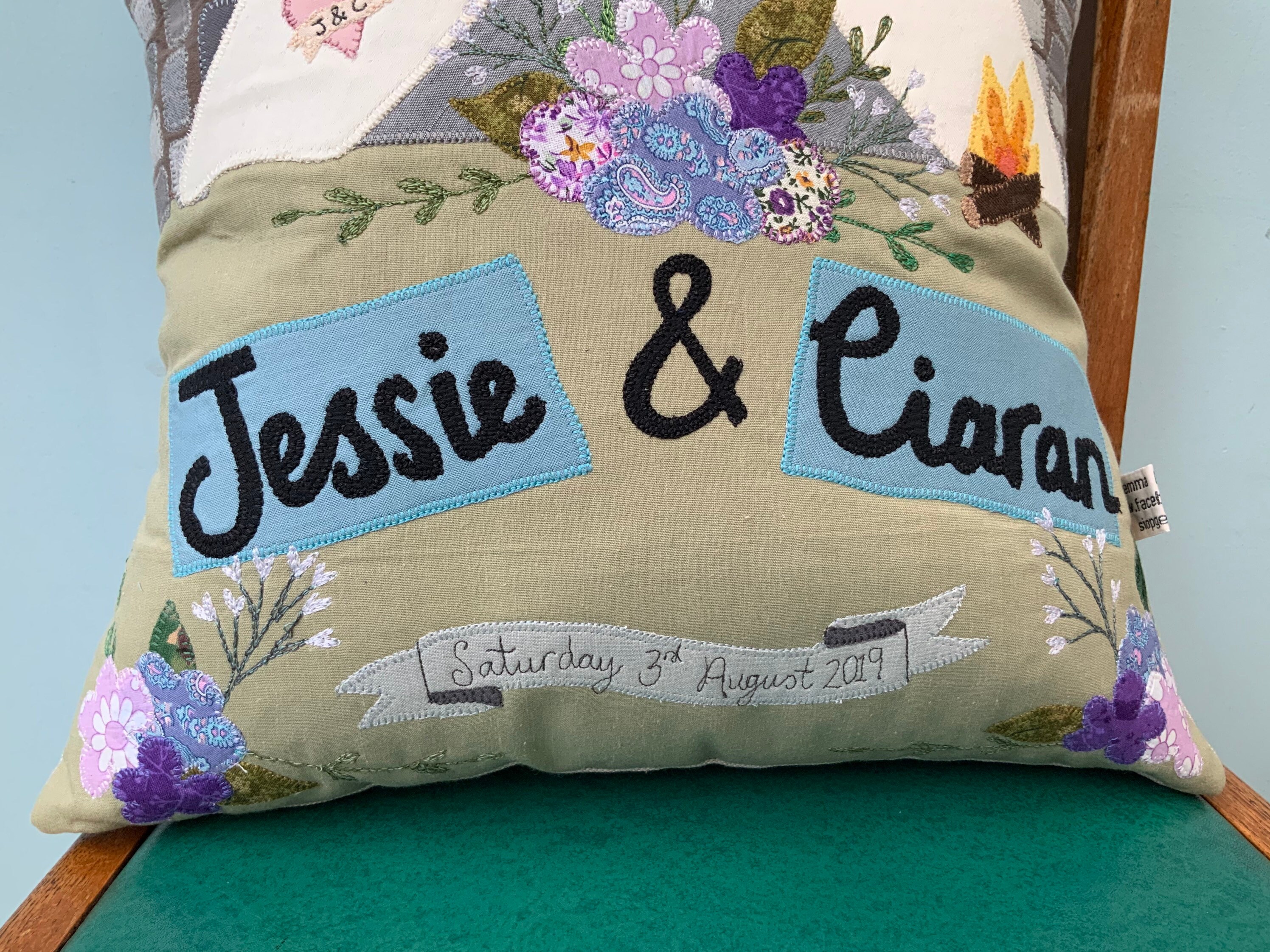 Engagement or Wedding Cushion Etsy