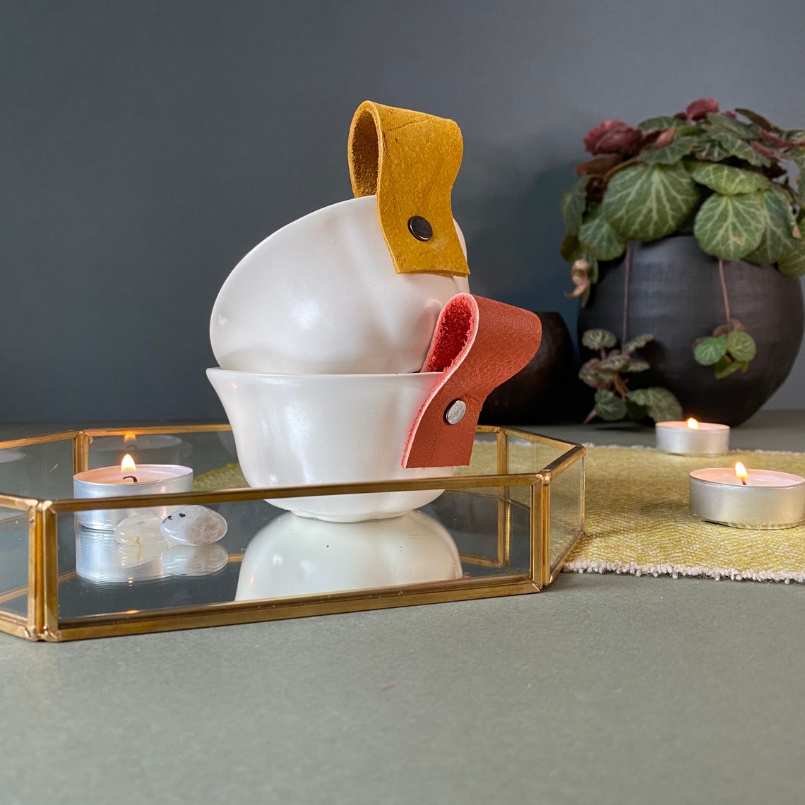 Flower Candle Bowl Etsy UK