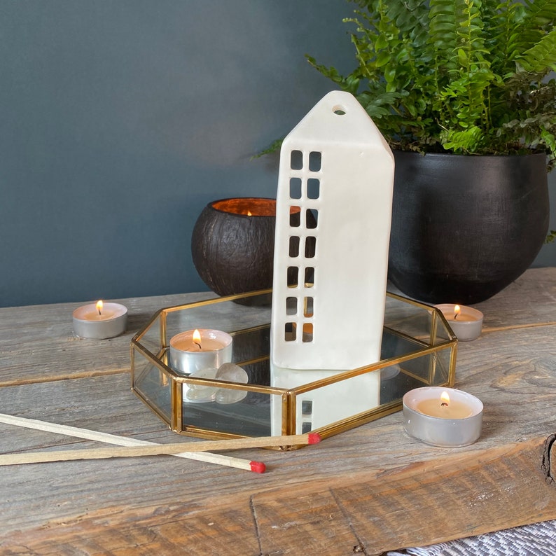 House Tea Light Holders Etsy