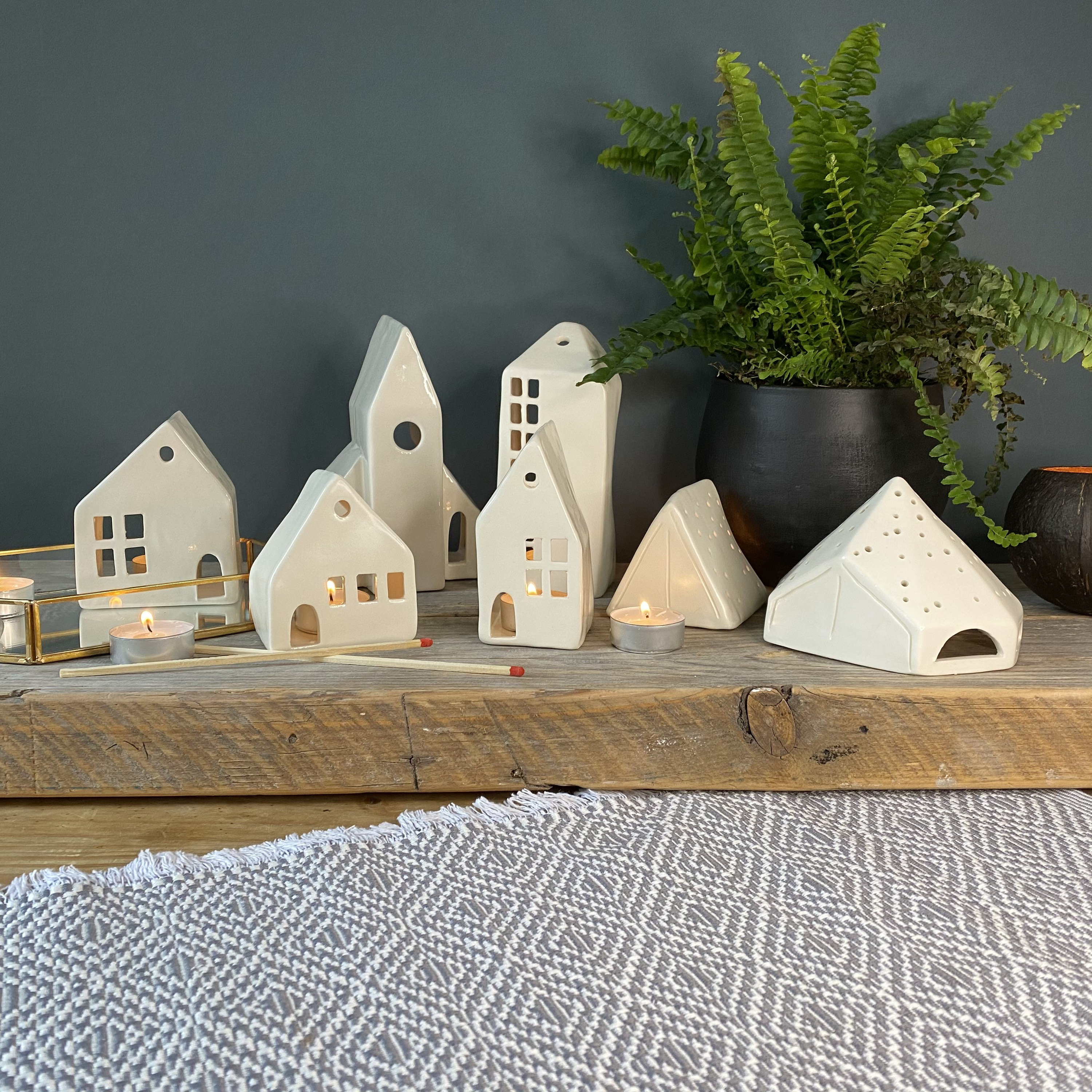 House Tea Light Holders Etsy UK