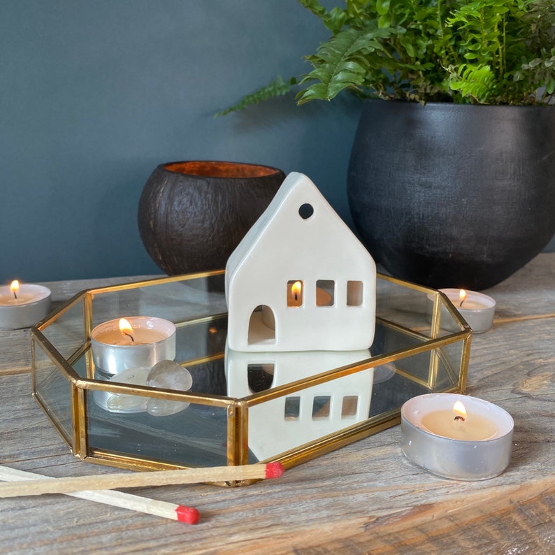 House Tea Light Holders Etsy