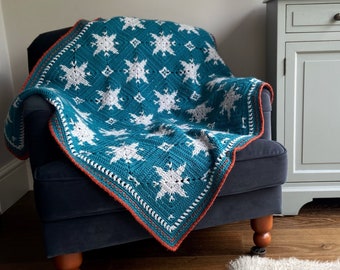 Winter Star Crochet Blanket Pattern