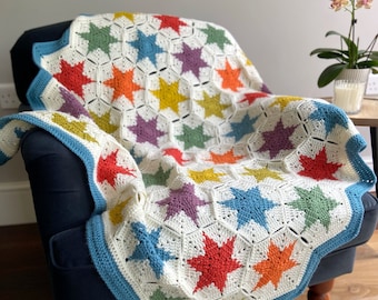 Super Stars Blanket crochet pattern