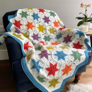 Super Stars Blanket crochet pattern imagem 1