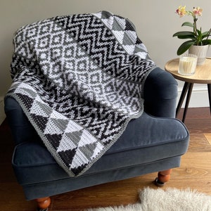 Geo Georgie Blanket Crochet Pattern