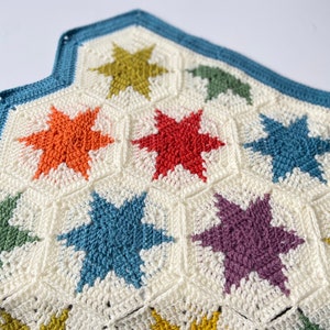 Super Stars Blanket crochet pattern imagem 7