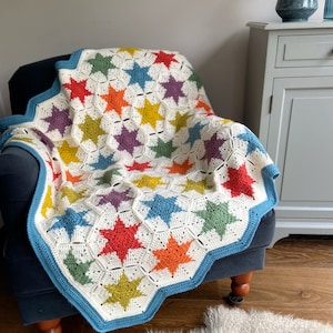 Super Stars Blanket crochet pattern imagem 8