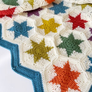 Super Stars Blanket crochet pattern imagem 3
