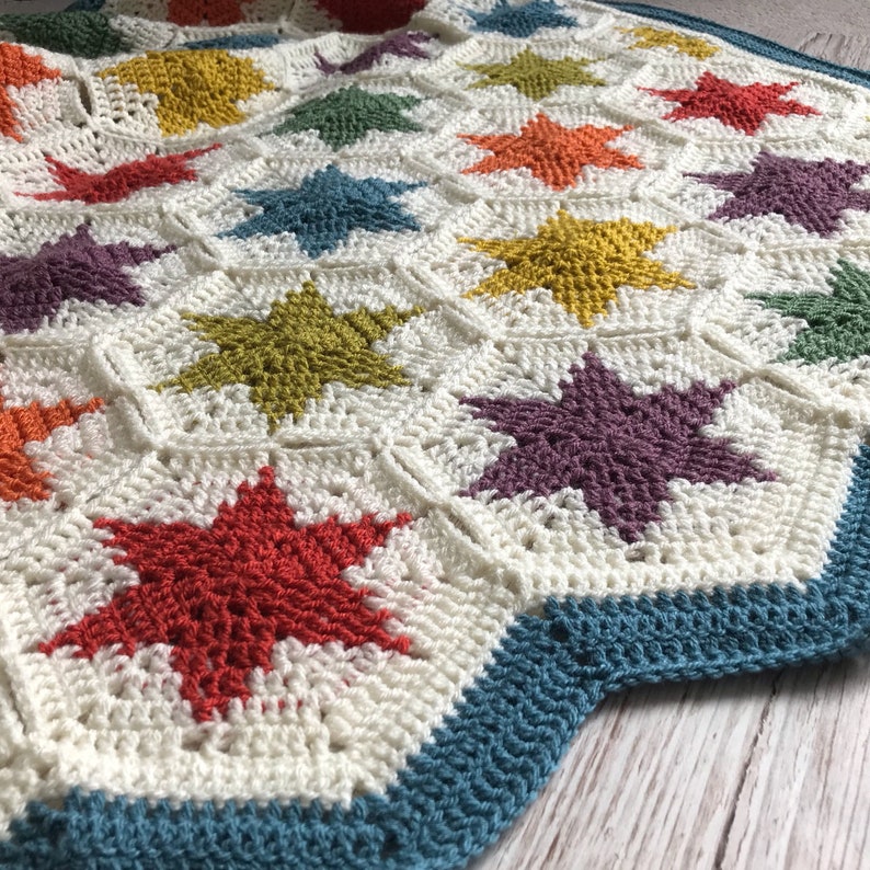 Super Stars Blanket crochet pattern imagem 4