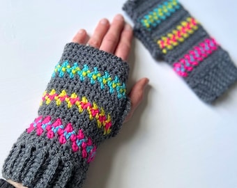 Asher Handwarmers - Crochet Pattern