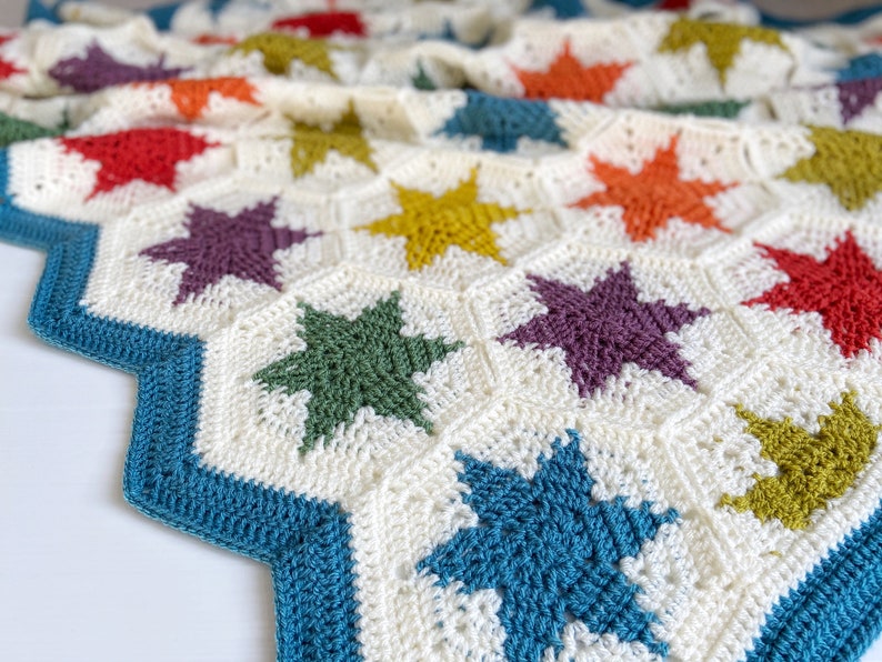 Super Stars Blanket crochet pattern imagem 2