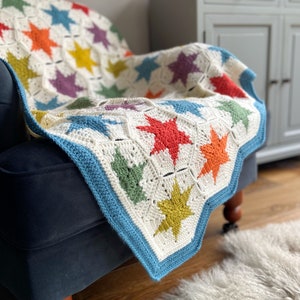 Super Stars Blanket crochet pattern imagem 9
