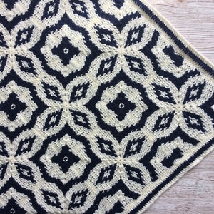 Midnight Diamond Blanket Crochet Pattern image 9