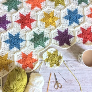 Super Stars Blanket crochet pattern imagem 5