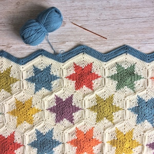 Super Stars Blanket crochet pattern imagem 6