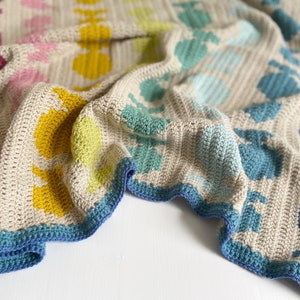 Big Fish Little Fish Crochet Blanket Pattern image 7
