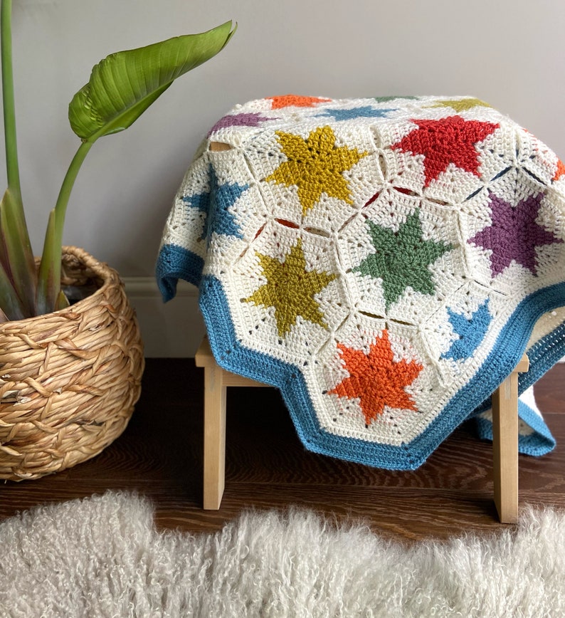 Super Stars Blanket crochet pattern imagem 10