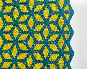 Playroom Blanket crochet pattern