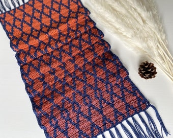 Kites Scarf - crochet pattern