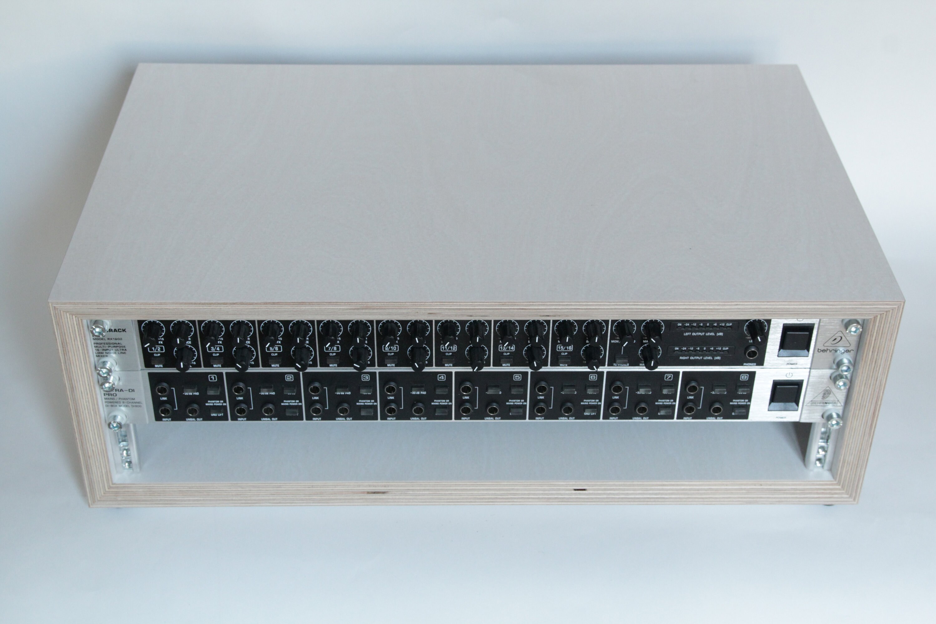 19“ Rack • 19 Inch Rack • Studio Desktop Rack • 3U • Multiplex White ...
