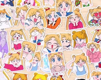 33 PCS STICKERS Sailor Moon Sticker Pack/ Anime Stickers/ Decorative Stickers/ Scrap booking