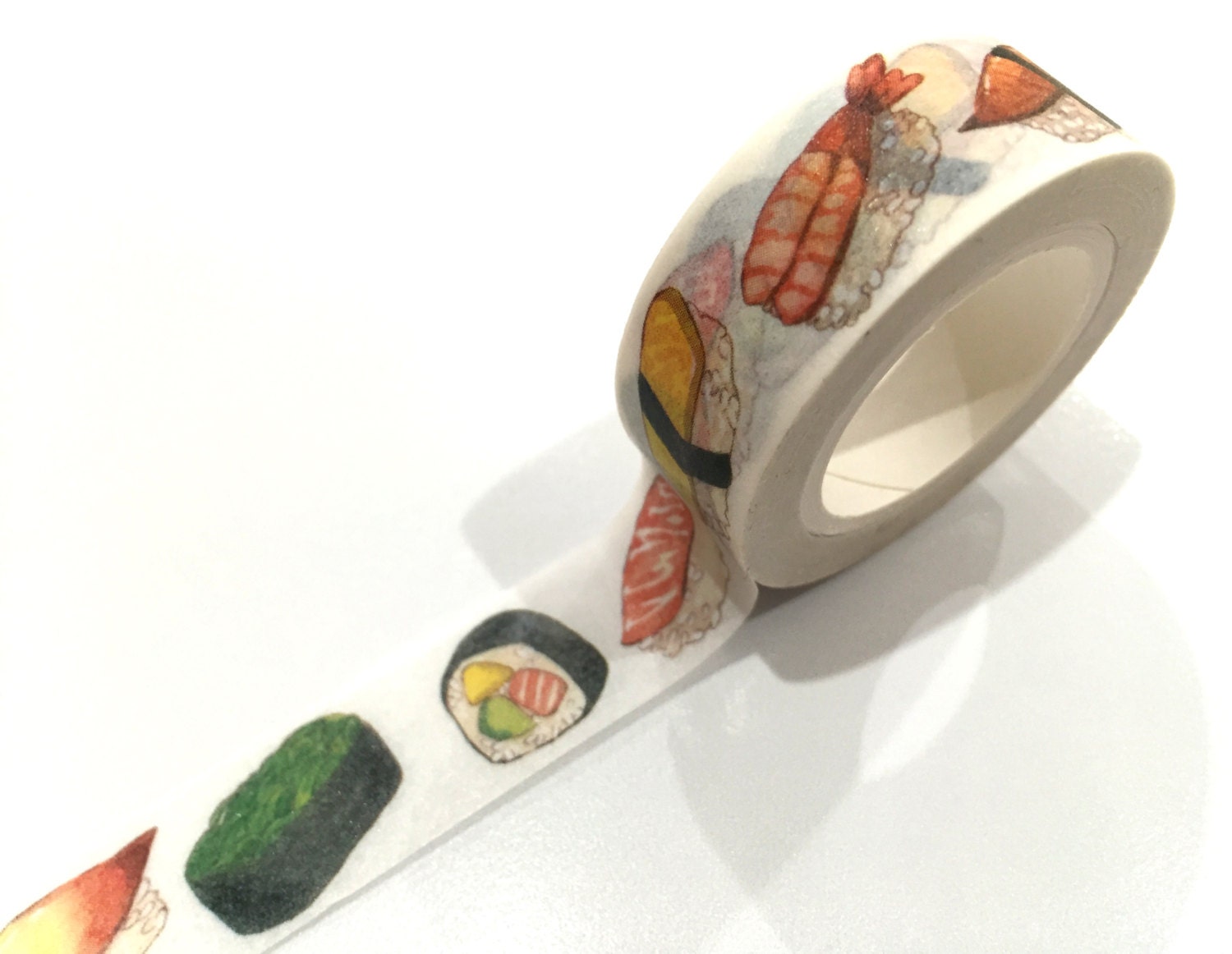 Japanese Washi Tape, Sushi Sashimi Japan Food Fish 10 METRES