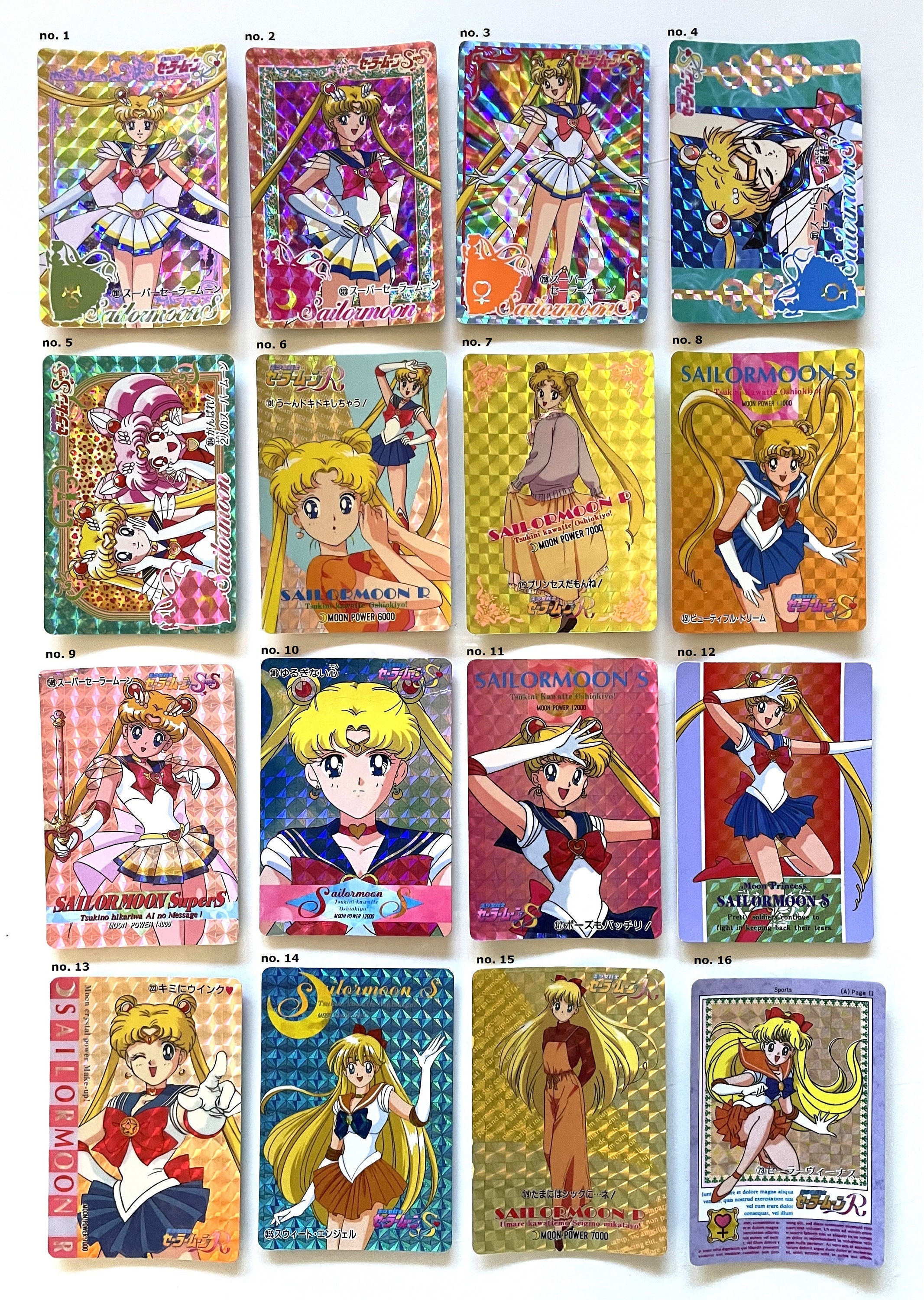 1 X Rare Vintage 90s Sailor Moon Trading Cards, Kira Sparkle 1 X Rare Vintage 90s Sailor Moon Trading Cards, Kira Sparkle